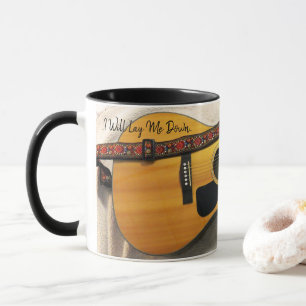 Folk Guitar Mug with Text