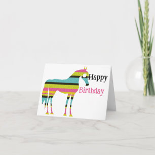 Folk Horse Thank You Card