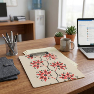 Folk-Inspired Stationery Clipboard