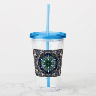 Folk Mandala Acrylic Tumbler