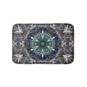 Folk Mandala  Bath Mat