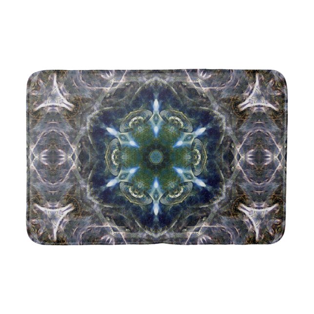 Folk Mandala  Bath Mat (Front)