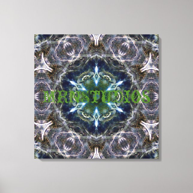 Folk Mandala  Canvas Print (Front)