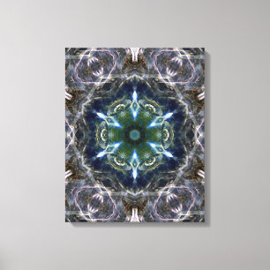 Folk Mandala Canvas Print