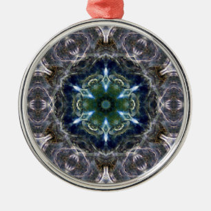 Folk Mandala  Ceramic Ornament