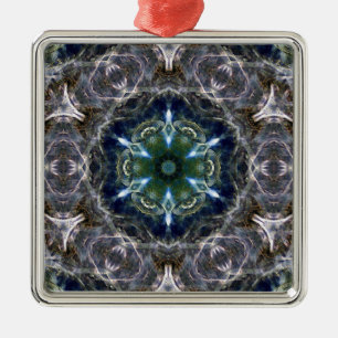 Folk Mandala  Ceramic Ornament