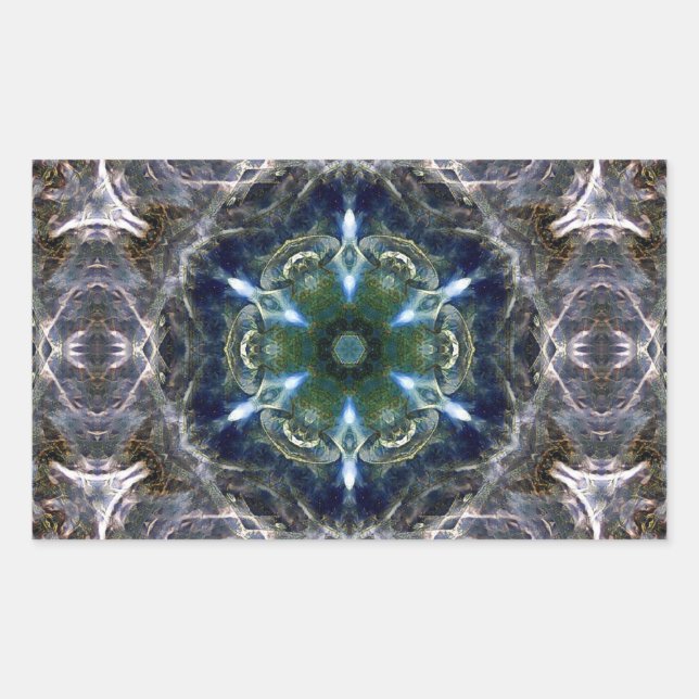 Folk Mandala  Classic Round Sticker (Front)