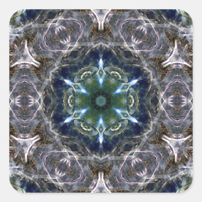 Folk Mandala  Classic Round Sticker (Front)