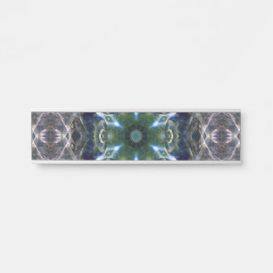 Folk Mandala Door Sign