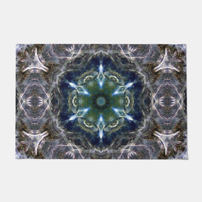 Folk Mandala  Doormat (Front)