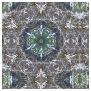 Folk Mandala  Fabric