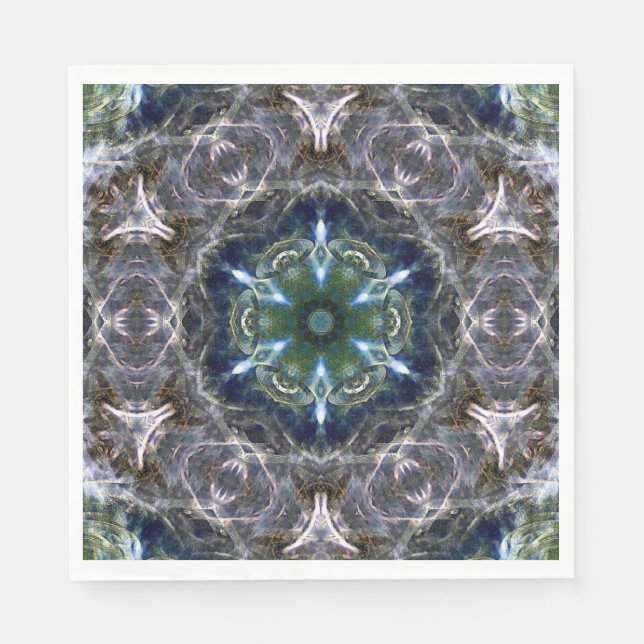 Folk Mandala  Napkin (Front)