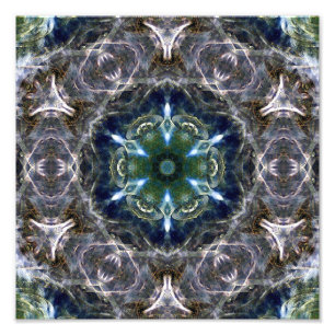 Folk Mandala  Photo Print