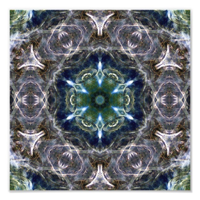 Folk Mandala  Photo Print (Front)