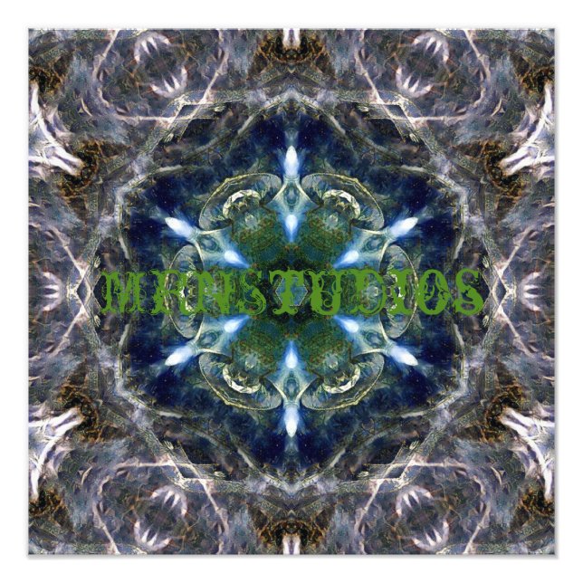 Folk Mandala  Photo Print (Front)