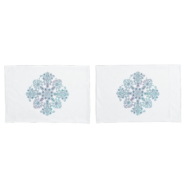 Folk Mandala Pillowcase (Front-Set)