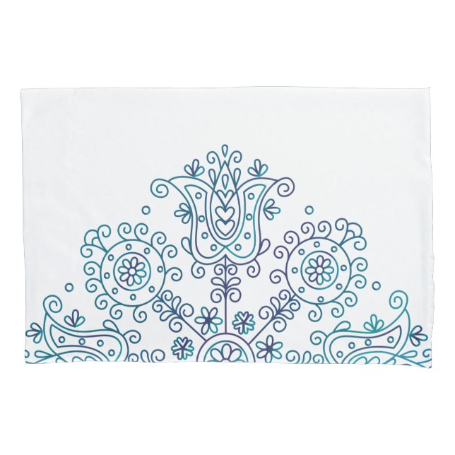 Folk Mandala Pillowcase (Front)
