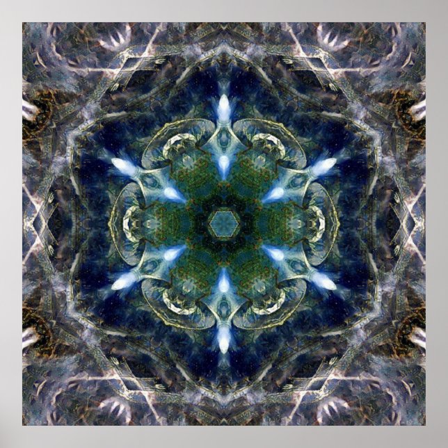 Folk Mandala  Poster (Front)