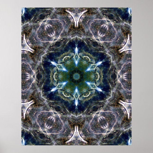 Folk Mandala  Poster (Front)