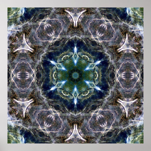 Folk Mandala  Poster (Front)