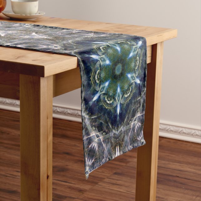 Folk Mandala  Short Table Runner (In Situ)