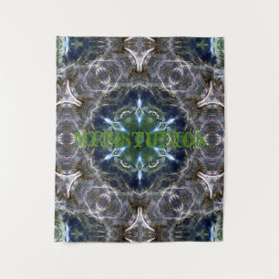 Folk Mandala  Tapestry