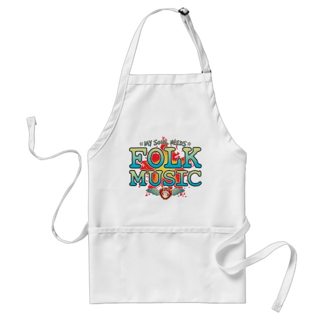 Folk Music Soul Apron (Front)