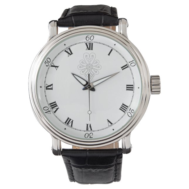 Folk pattern of Polish highlanders - Parzenica Watch (Front)