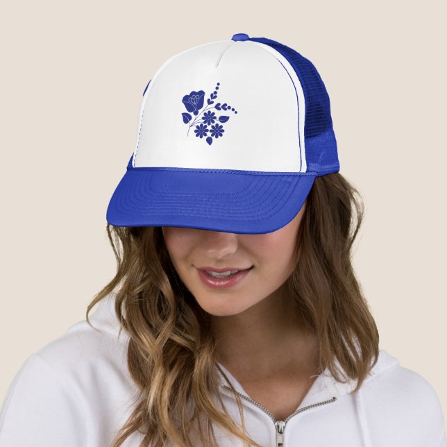 Folk Pattern  Trucker Hat (In Situ)