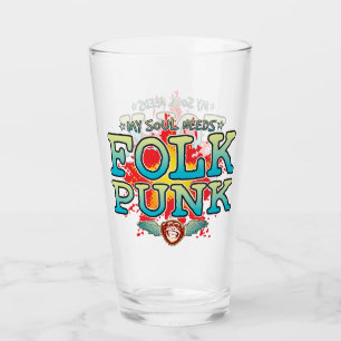 Folk Punk Soul Glass Tumbler