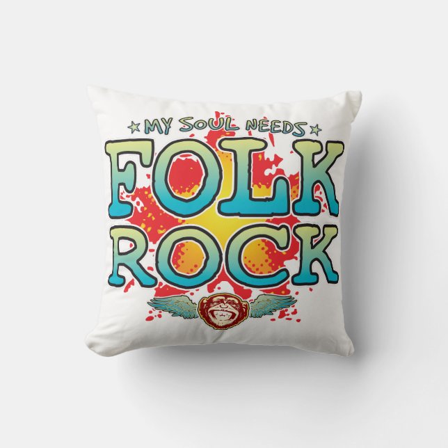 Folk Rock Soul Cushion (Front)