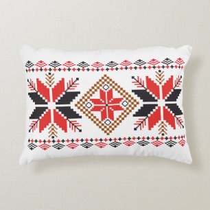 Folk Weave Decorative Cushion