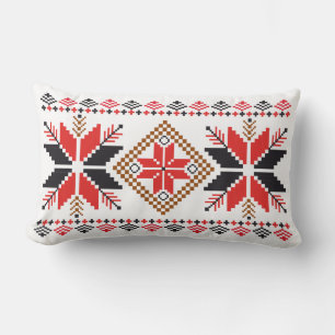 Folk Weave Lumbar Cushion
