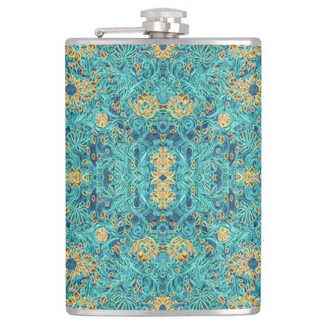 FolkArt Hip Flask (Front)