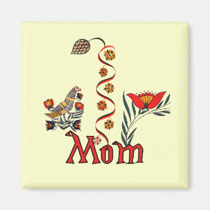 Folkart Mum T-shirts and Gifts Magnet