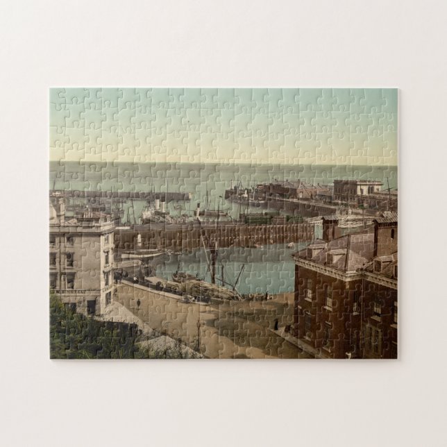 Folkestone Harbour, Kent, England Jigsaw Puzzle (Horizontal)