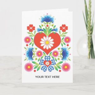 Folkfest Greeting Card