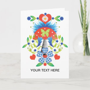 Folkfest Greeting Card