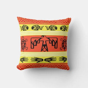 Folklore design cushion