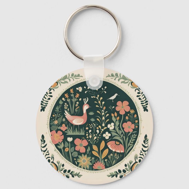Folklore Spring Key Ring (Front)