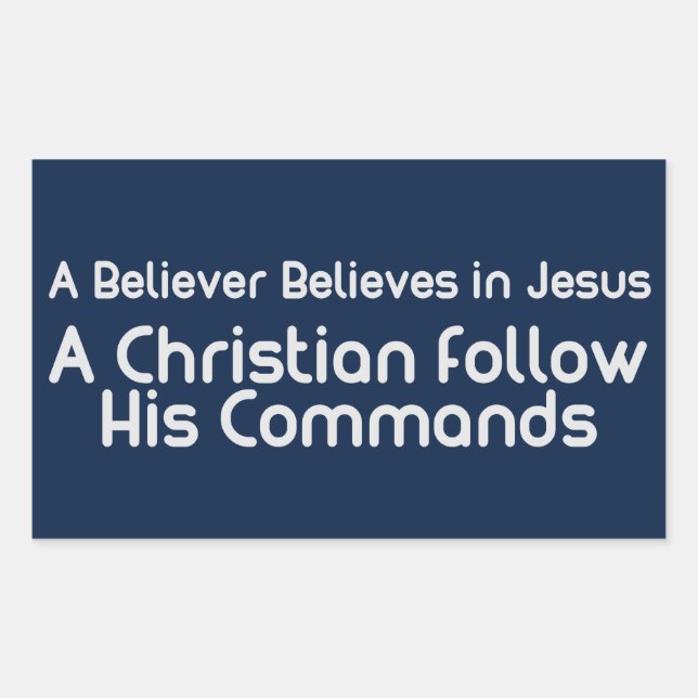 Follow His Command Stickers (Front)