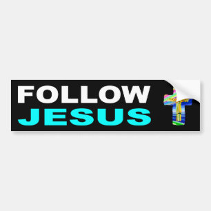 Follow Jesus Bumper Sticker