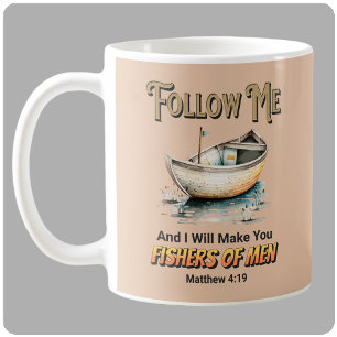 FOLLOW ME - FISHERS OF MEN MUG