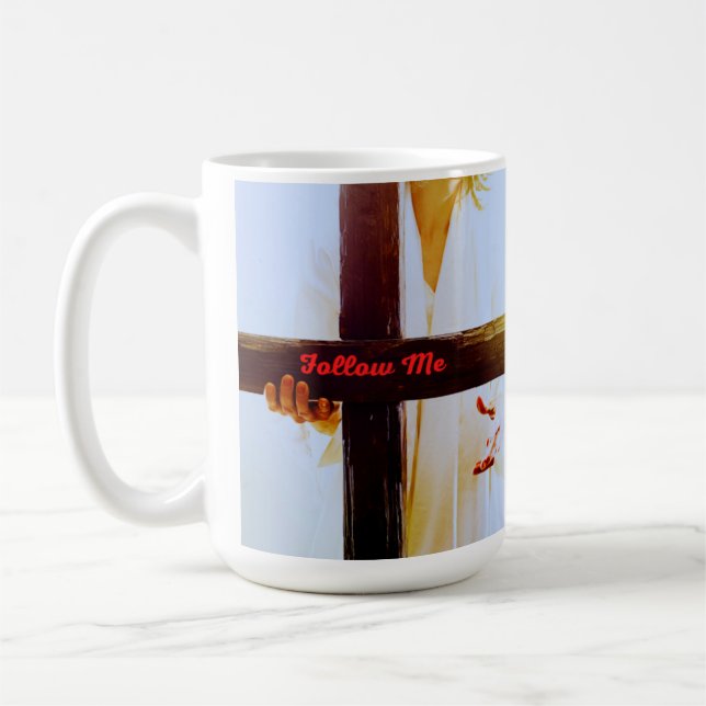 Follow Me Jesus Mug (Left)