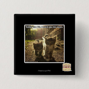 Follow Me Kid 15 Cm Square Badge