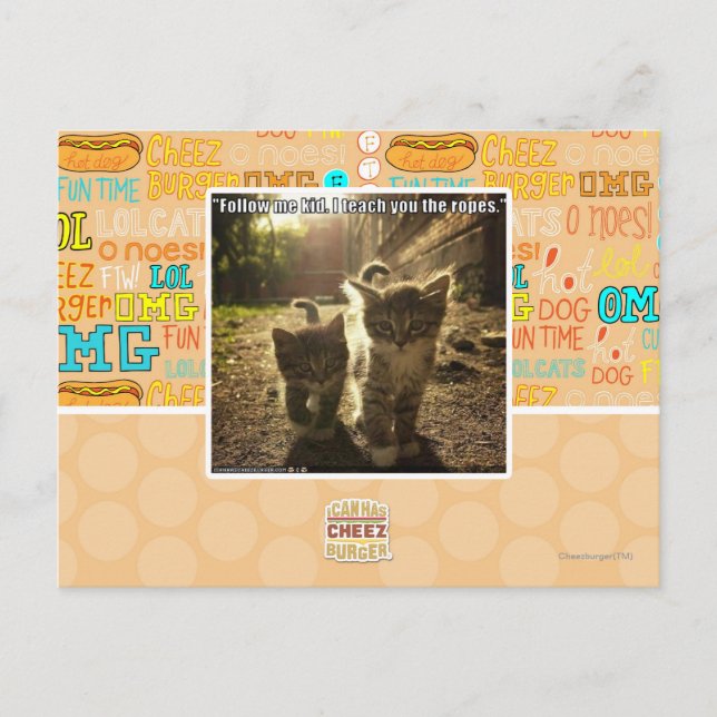 Follow Me Kid Postcard (Front)