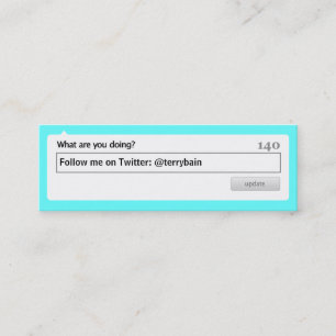 Follow Me Mini Business Card