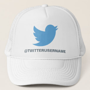 Follow Me On Twitter (Customisable Username) Trucker Hat