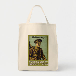 Follow Me! ~ Your Country Needs You Tote Bag
