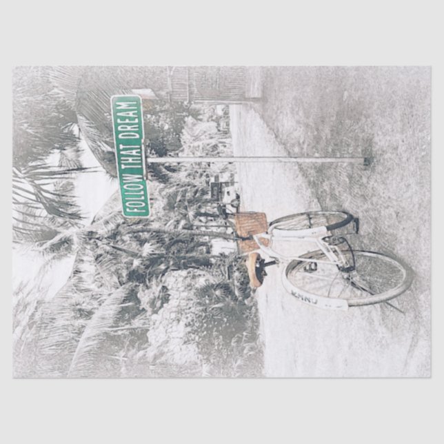 Follow That Dream Tissue Paper (Front)